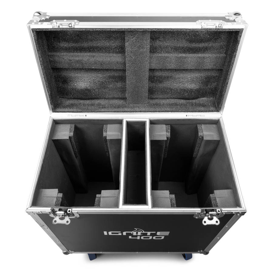 BEAMZPRO IGNITE400 LED MOVING HEAD BEAM-SPOT-WASH 1x 400W [2 IN A FLIGHTCASE]