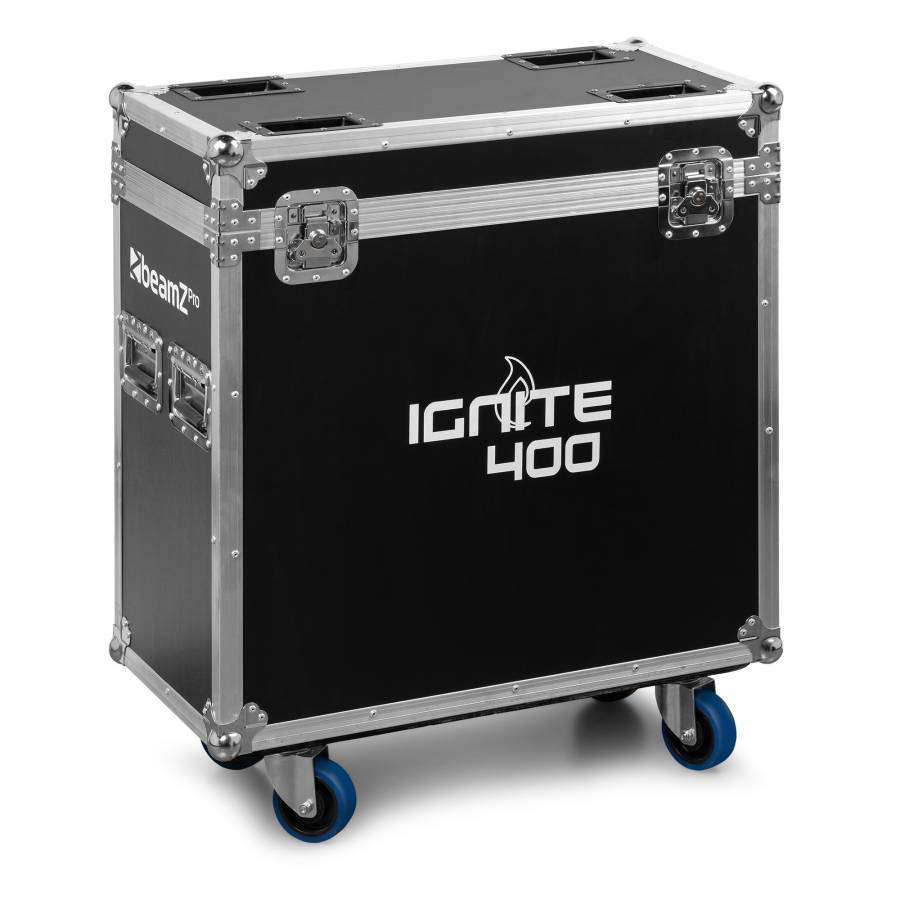 BEAMZPRO IGNITE400 LED MOVING HEAD BEAM-SPOT-WASH 1x 400W [2 IN A FLIGHTCASE]