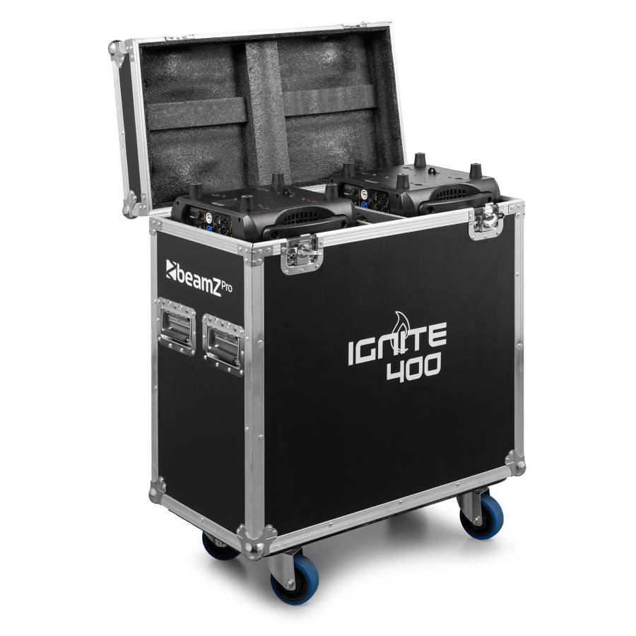 BEAMZPRO IGNITE400 LED MOVING HEAD BEAM-SPOT-WASH 1x 400W [2 IN A FLIGHTCASE]