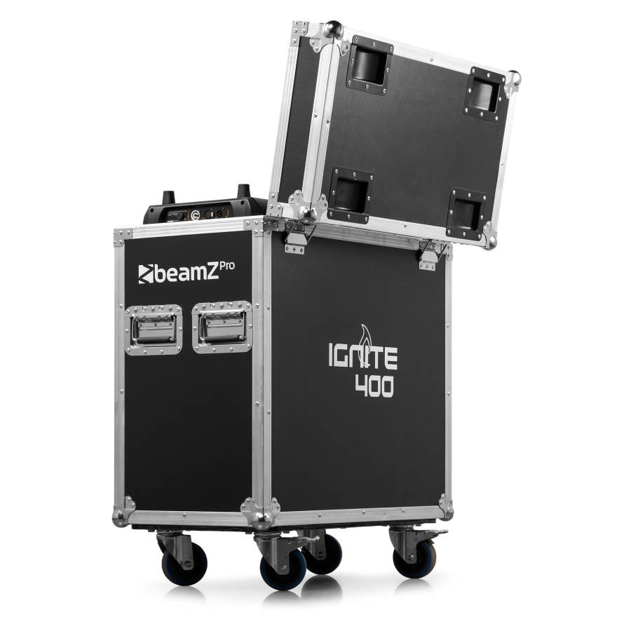 BEAMZPRO IGNITE400 LED MOVING HEAD BEAM-SPOT-WASH 1x 400W [2 IN A FLIGHTCASE]