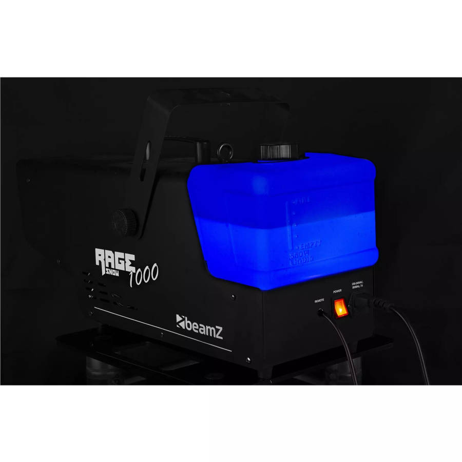 BEAMZ RAGE1000 SNOW MACHINE 1000W WIRELESS REMOTE