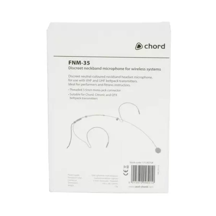 CHORD FNM-35 NECKBAND MICROPHONE BEIGE 3.5mm