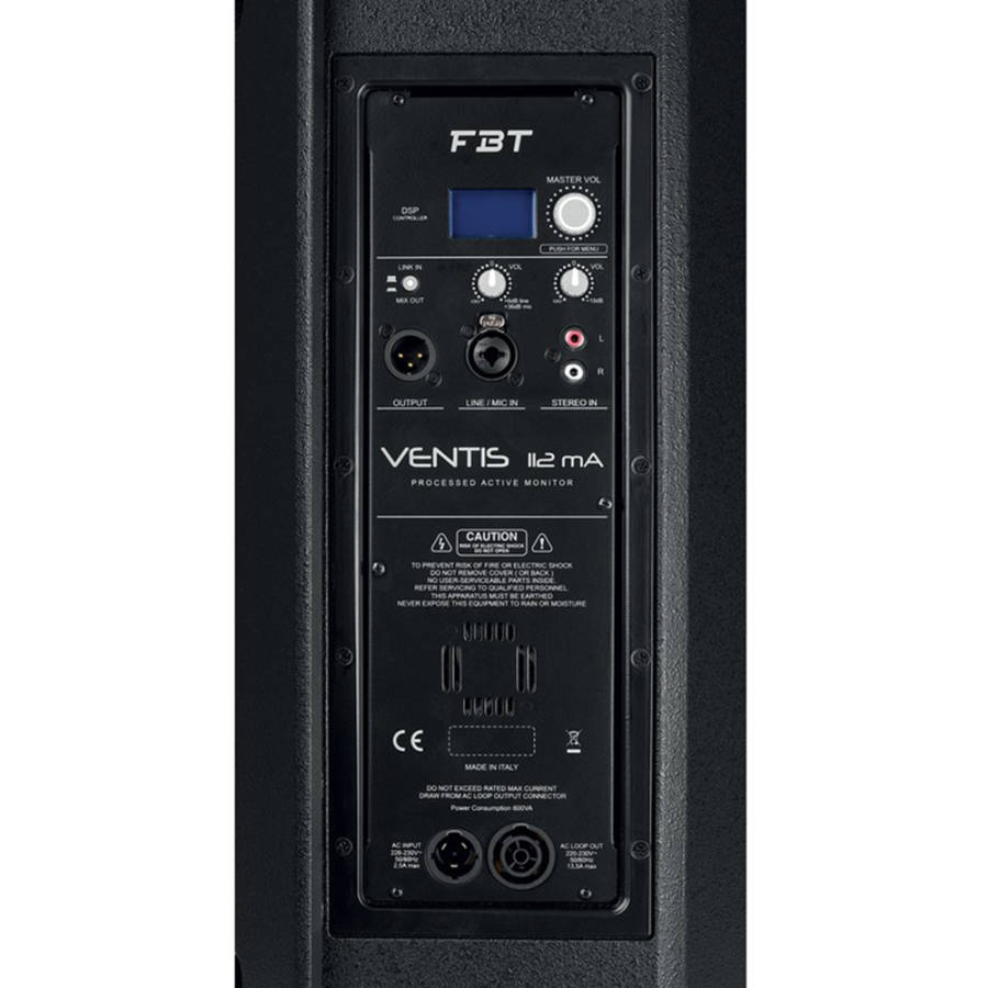 FBT - VENTIS112MA ACTIVE STAGE MONITOR 12in 900W RMS