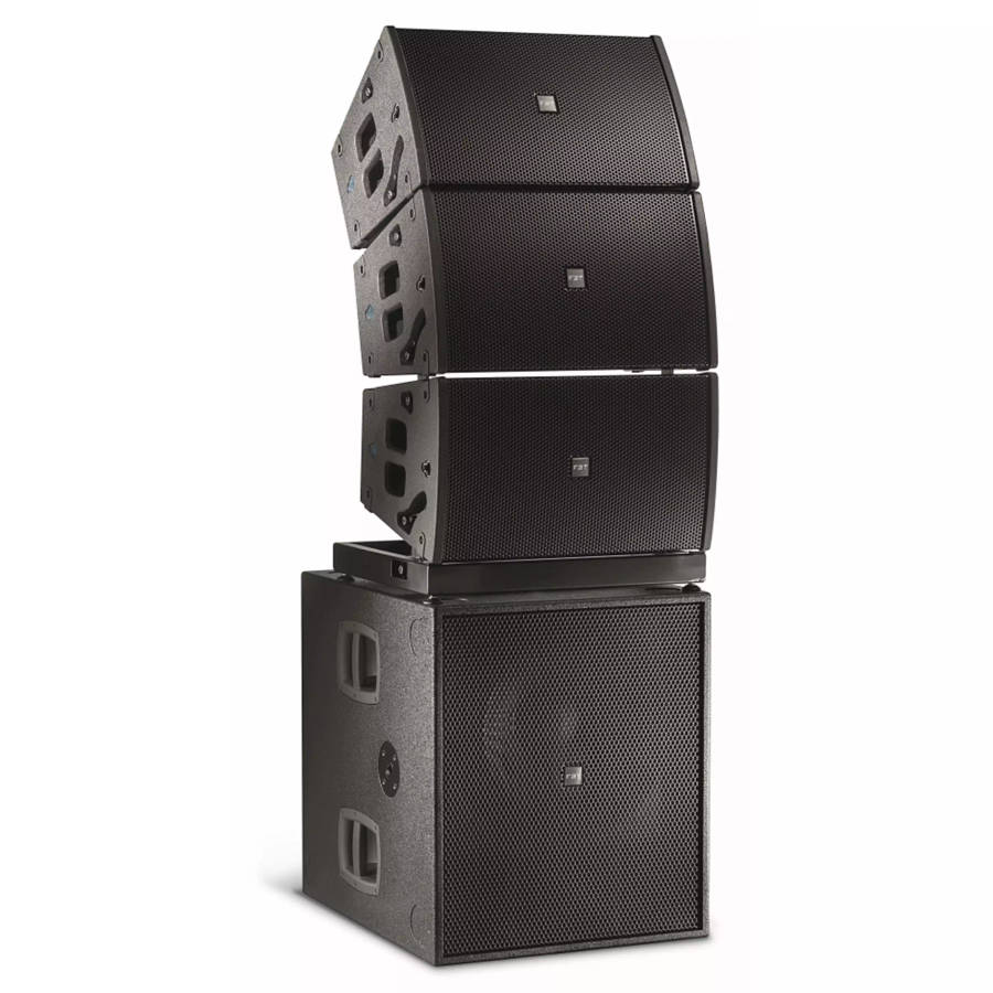 FBT HORIZONVHA406A LINE ARRAY ACTIVE SPEAKER 4X 6.5INCH BLACK 600W + 300W