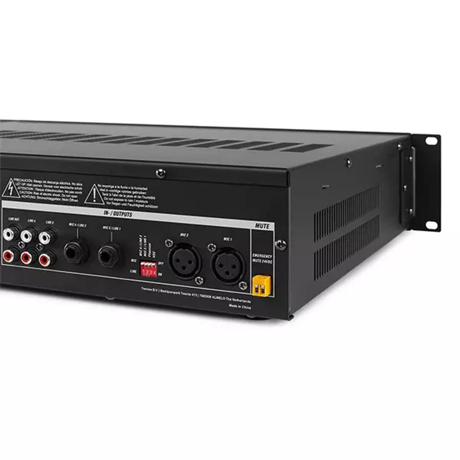 PDM PRM360 100V MIXER AMPLIFIER 360W USB/SD/BT 4 ZONE