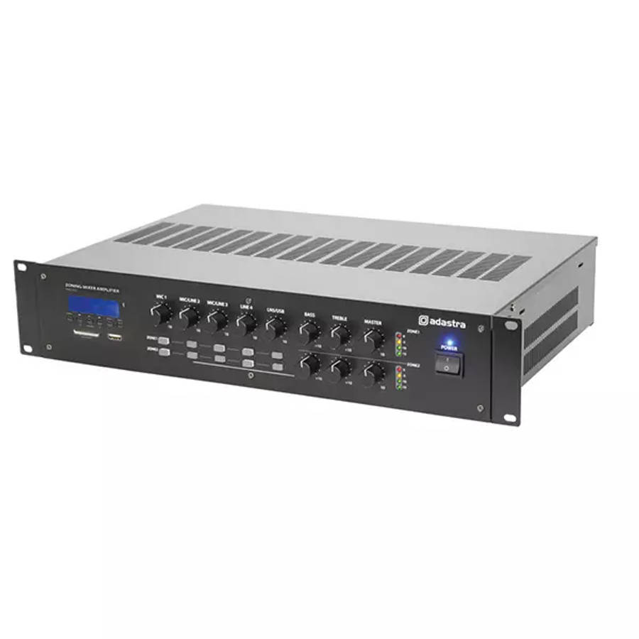 ADASTRA RM1202 MIXER AMPLIFIER USB/SD/FM/BT 2 ZONE 100V 120W