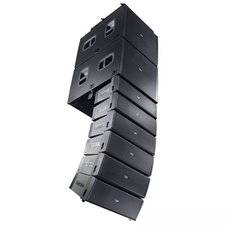 FBT MITUS206LA 2x 6.5INCH ACTIVE LINE ARRAY SPEAKER BLACK 600W + 300W