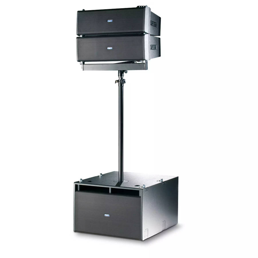 FBT MITUS206LA 2x 6.5INCH ACTIVE LINE ARRAY SPEAKER BLACK 600W + 300W