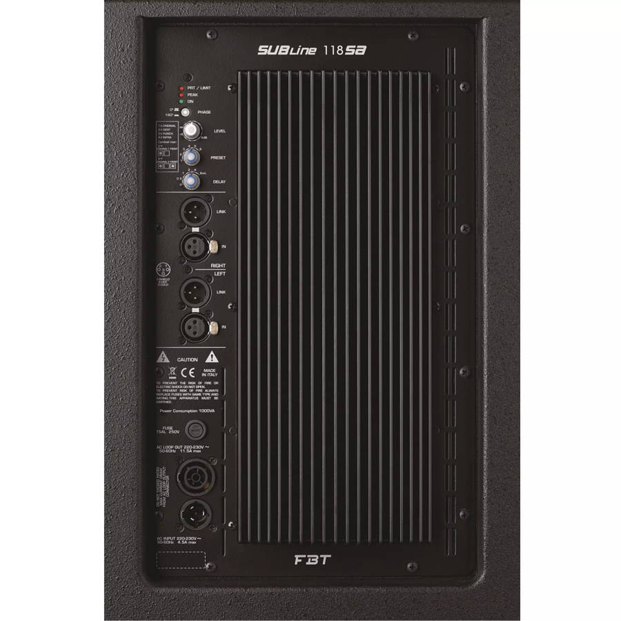 FBT - SUBLINE118SA ACTIVE SUB 18in 1200W RMS