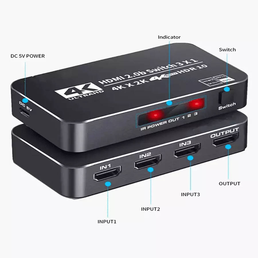 TVA HDMI SELECTOR 3IN 1 OUT