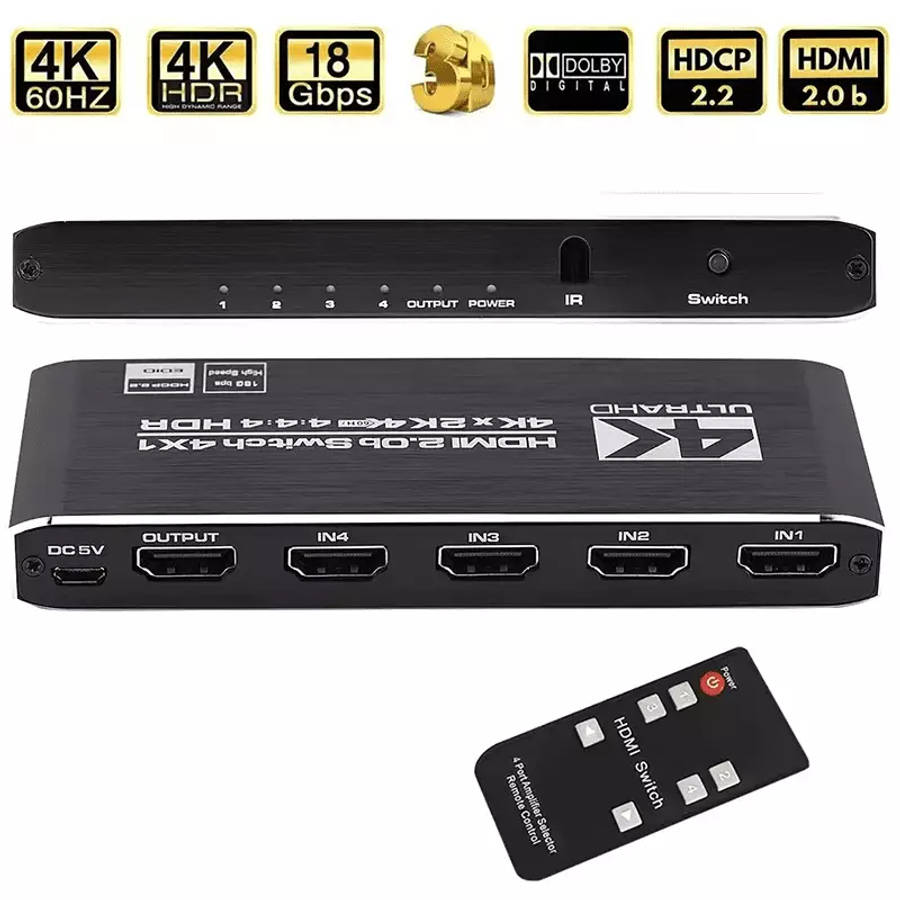 TVA HDMI SELECTOR 4IN 1 OUT