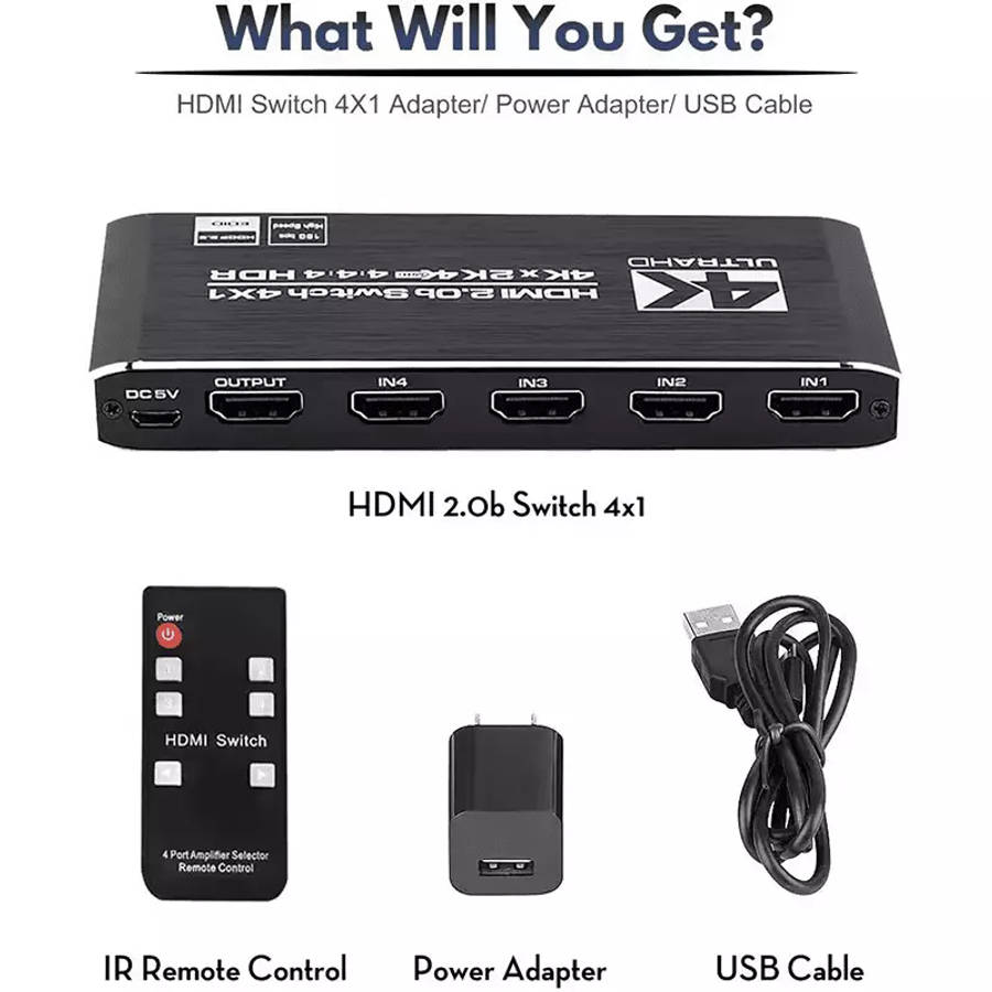 TVA HDMI SELECTOR 4IN 1 OUT