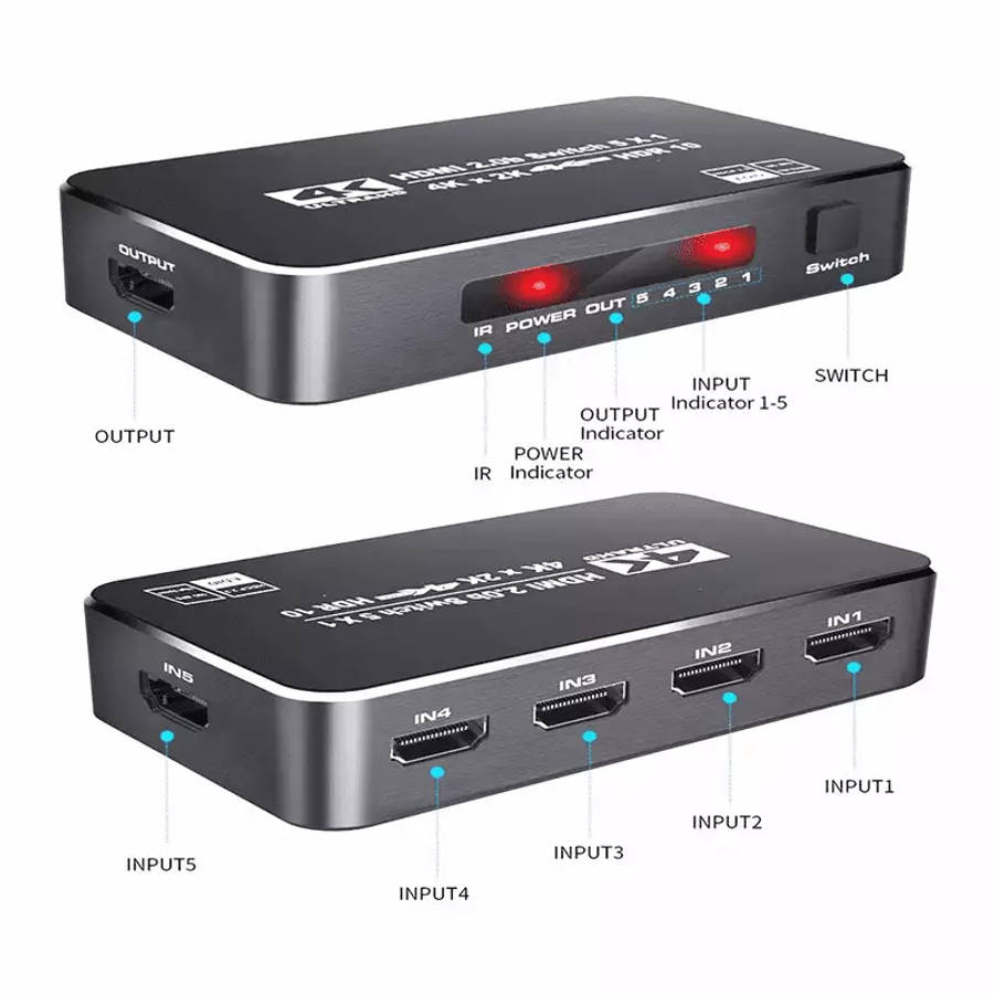 TVA HDMI SELECTOR 5IN 1 OUT