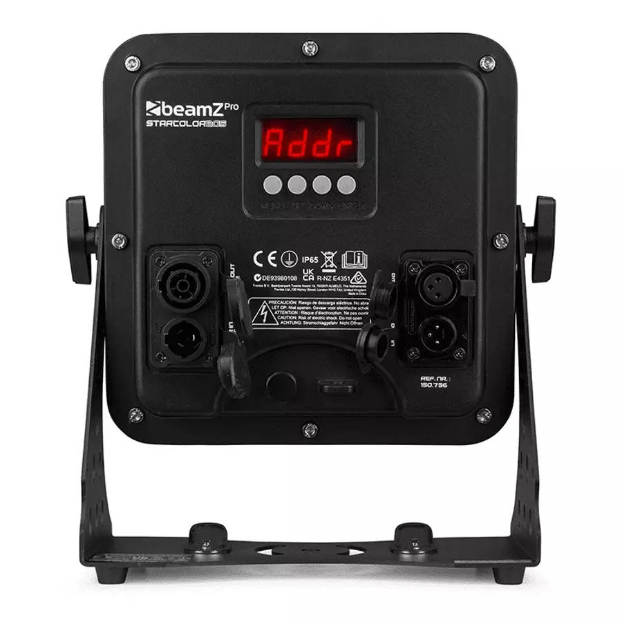 BEAMZPRO STARCOLOR205 LED FLOOD LIGHT IP65 24X 10W RGBA