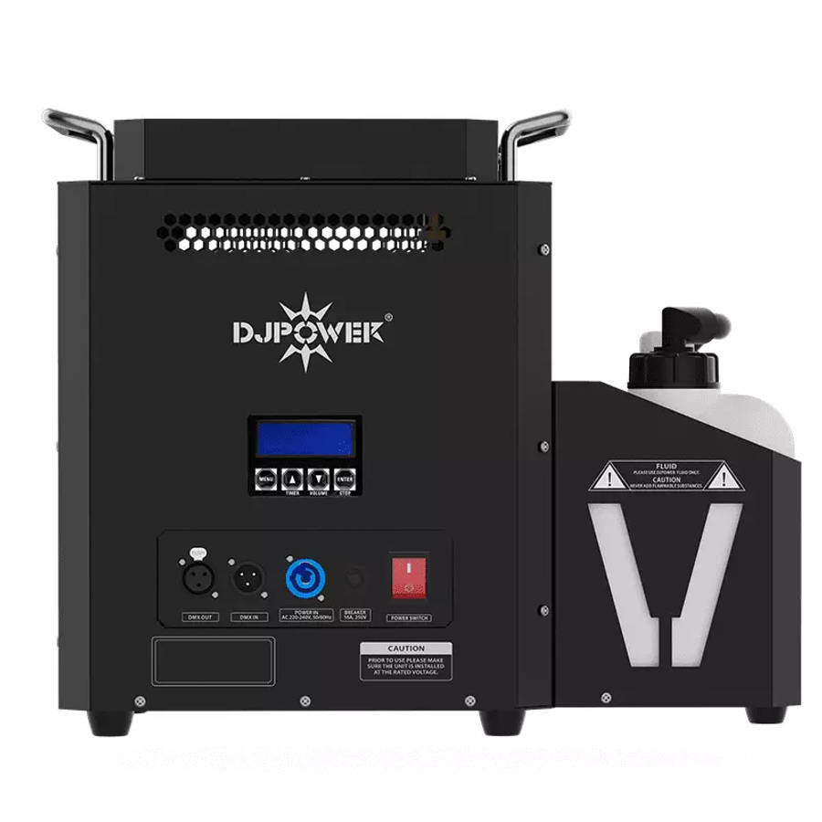 DJPOWER DSK-3000VST DUAL OUTPUT SUPER JET VERTICAL FOG MACHINE 3000W