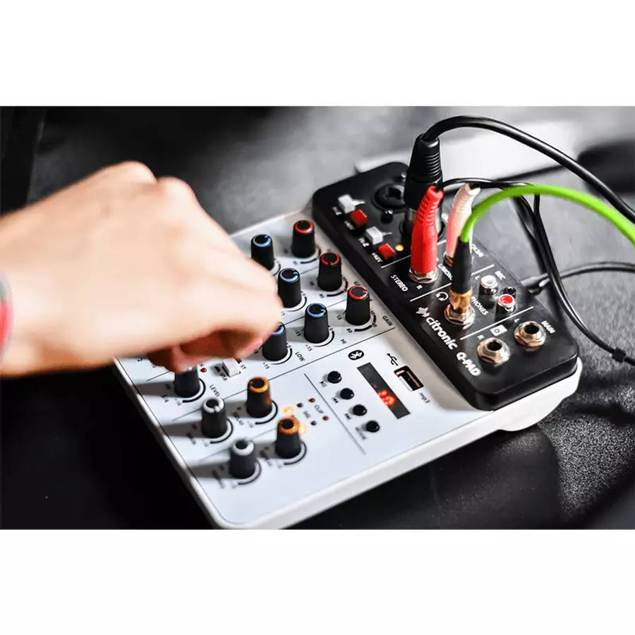 CITRONIC - Q-PAD COMPACT MUSIC MIXER 4-CH BT/USB/MP3