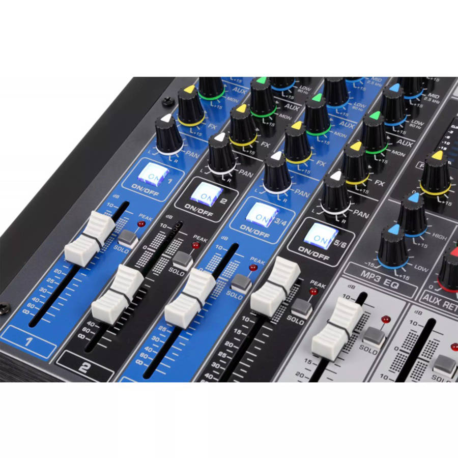 PDM PDM-S1204 MUSIC MIXER BT/MP3/USB/DSP 12CH