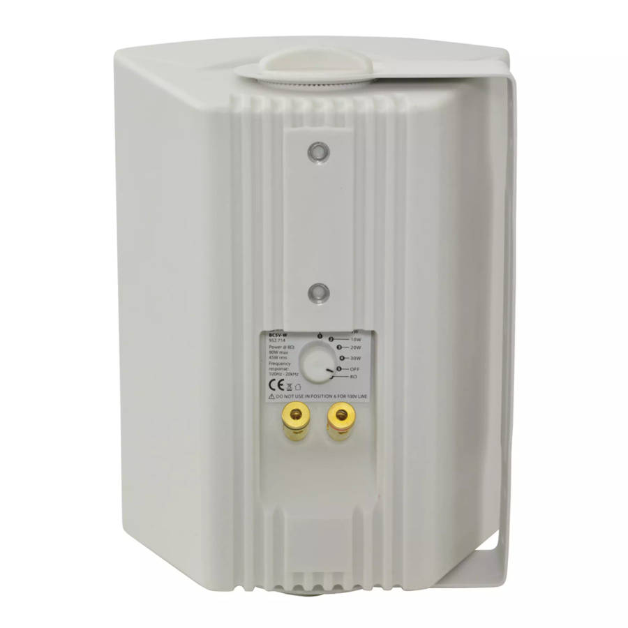 ADASTRA BC5V-W WALL MOUNT SPEAKER 5INCH WHITE 45W 100V