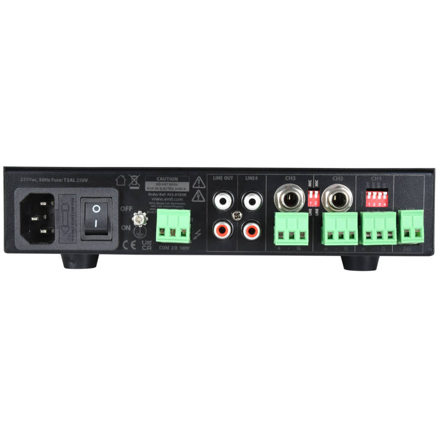 ADASTRA UA120 100V MIXER AMPLIFIER 120W