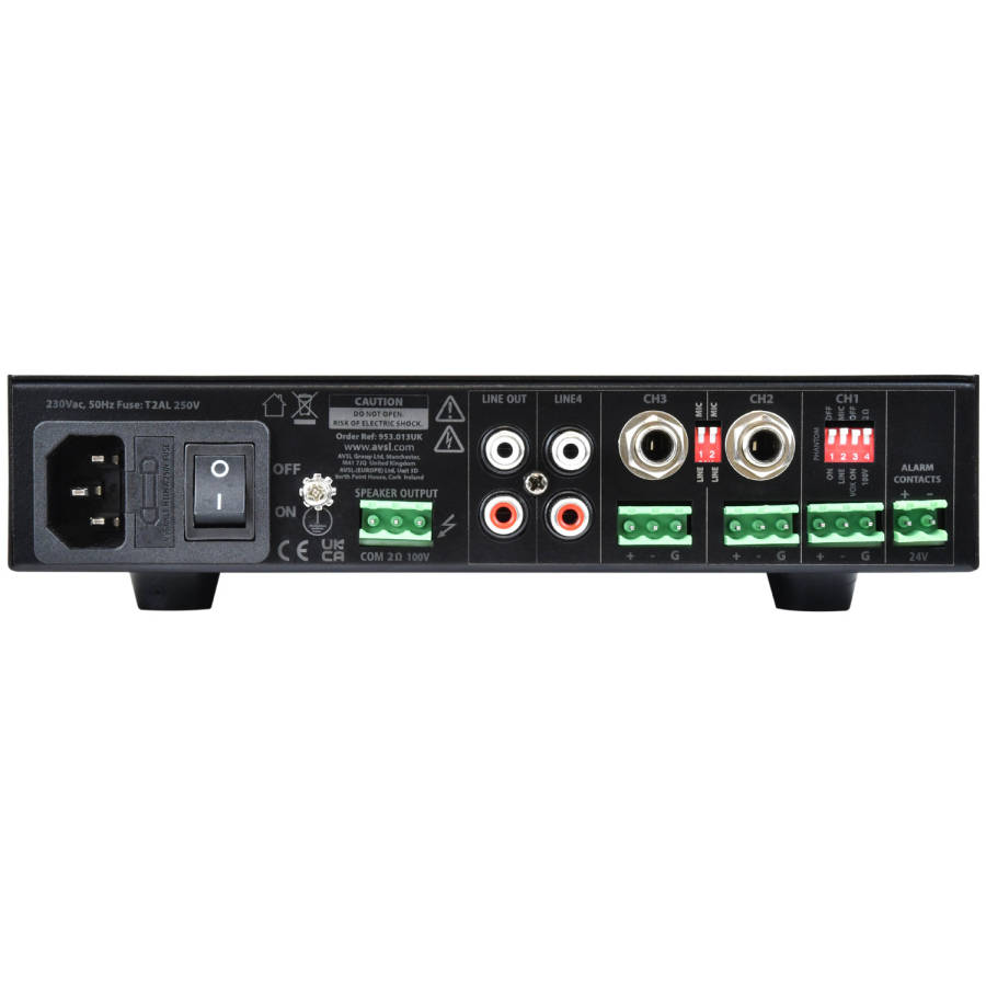 ADASTRA UA240 100V MIXER AMPLIFIER 240W