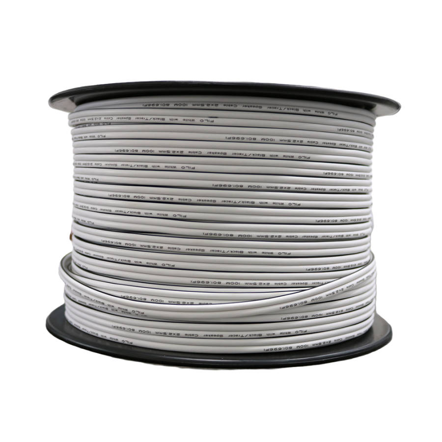 FILO TF2.5W SPEAKER CABLE 2.5MM WHITE 100M