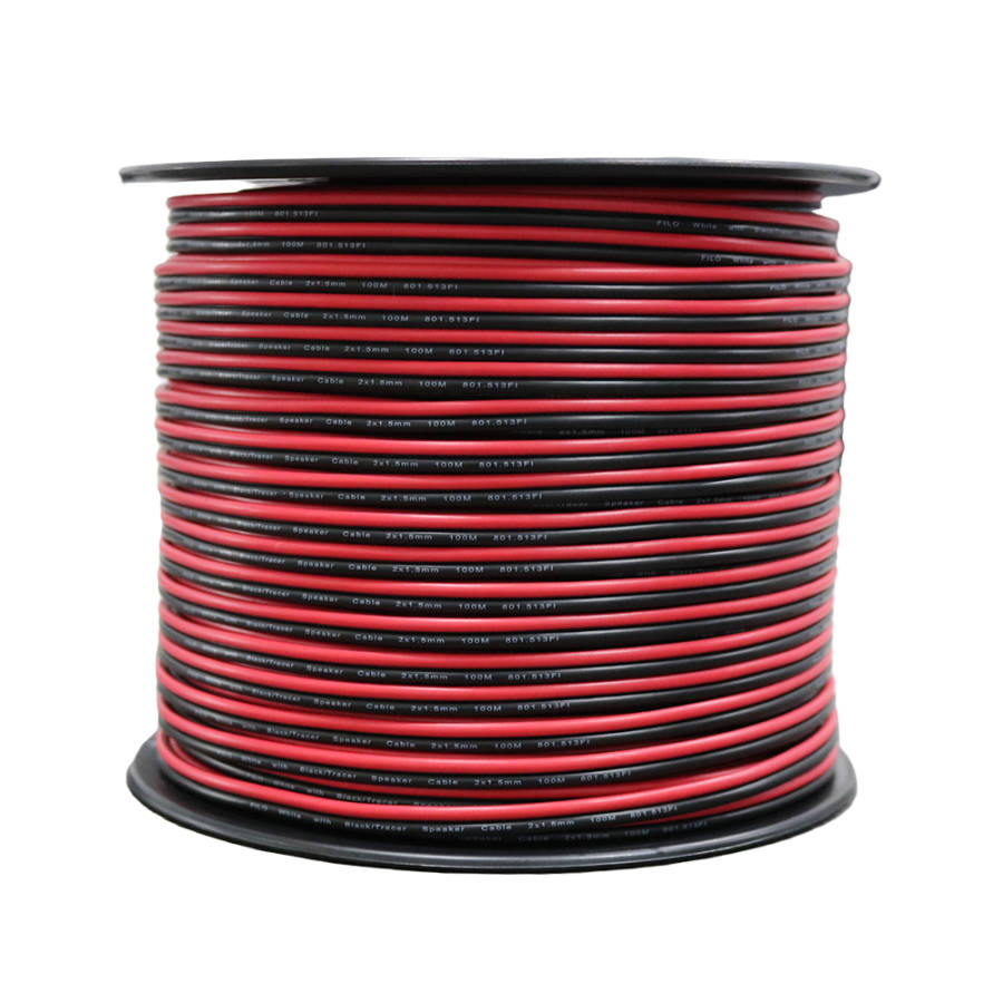 FILO TF1.5RB SPEAKER CABLE 1.5MM RED/BLACK 100M
