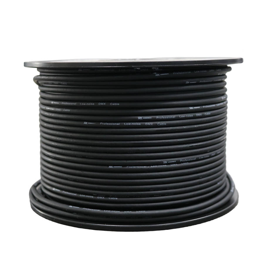 FILO DX5.0B DMX CABLE 5MM BLACK 100M