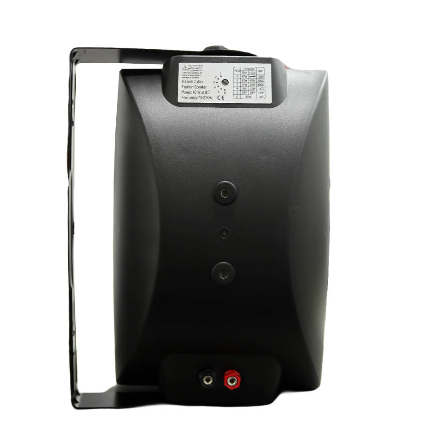 FILO BP6VB PASSIVE WALL MOUNT SPEAKER 6.5INCH BLACK 40W 100V