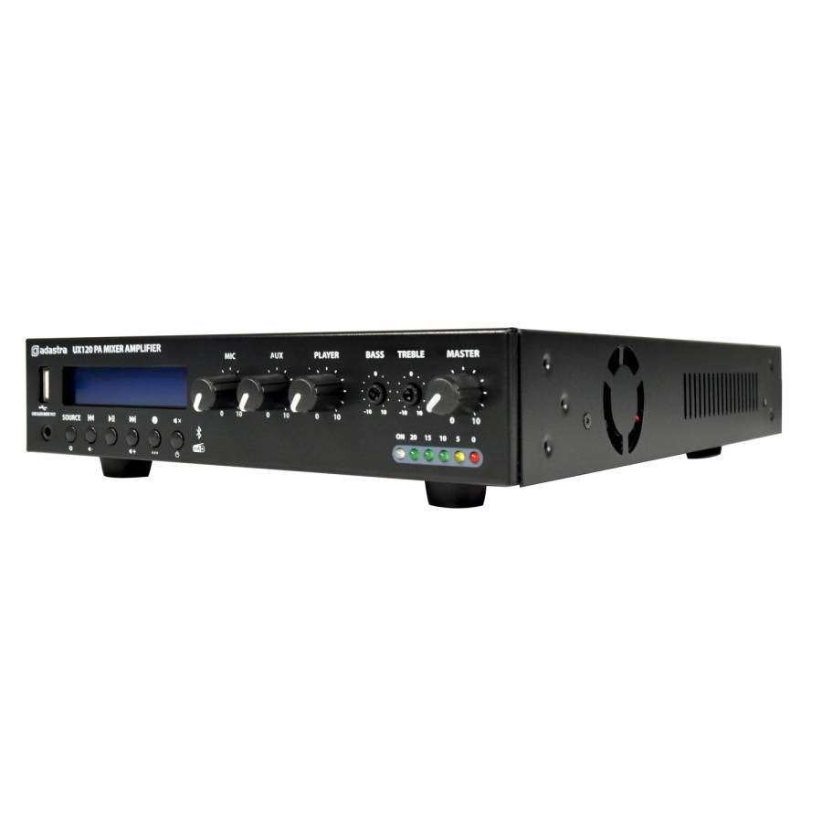 ADASTRA UX120 100V MIXER AMPLIFIER 120W USB/FM/BT