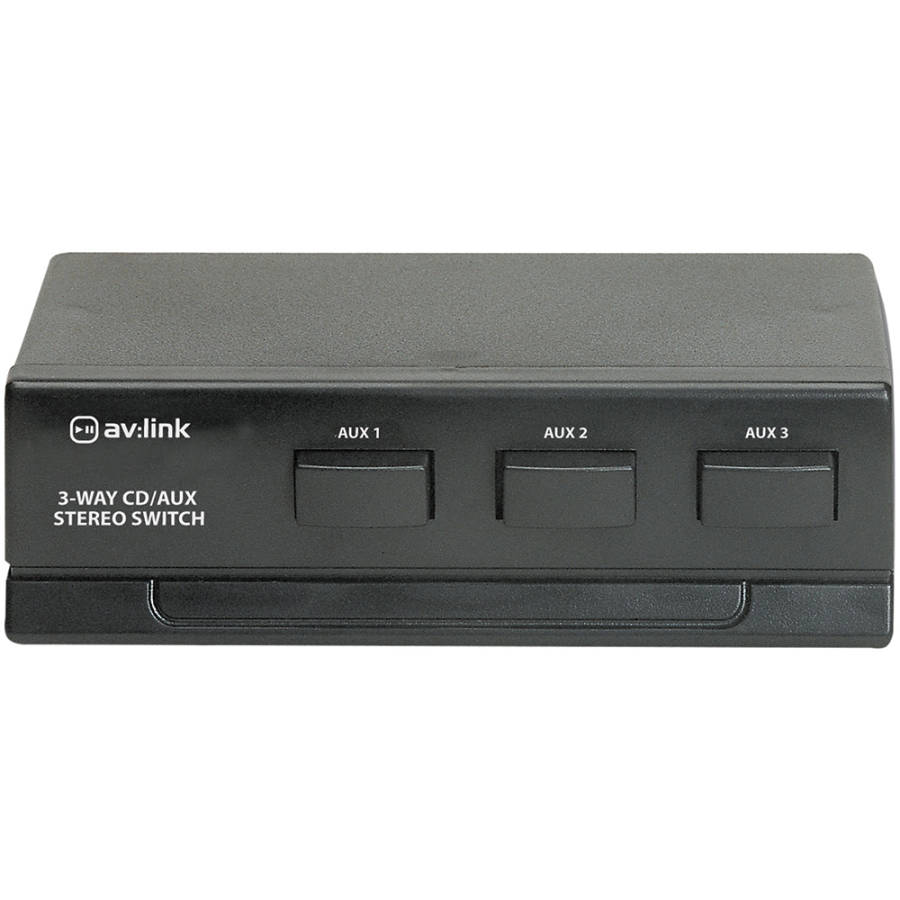 AVLINK AD-AUD31 CD/AUX STEREO SWITCH 3WAY