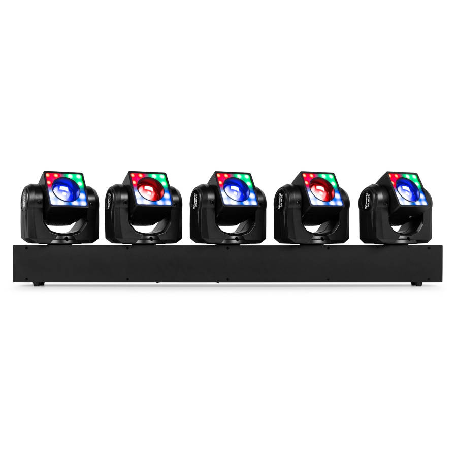 BEAMZ GALAXY5 MOVING HEAD BAR 5X 40W RGBW IP20