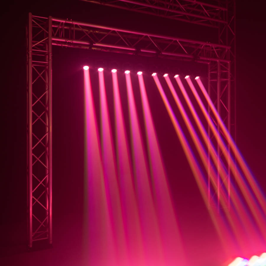 BEAMZ GALAXY5 MOVING HEAD BAR 5X 40W RGBW IP20