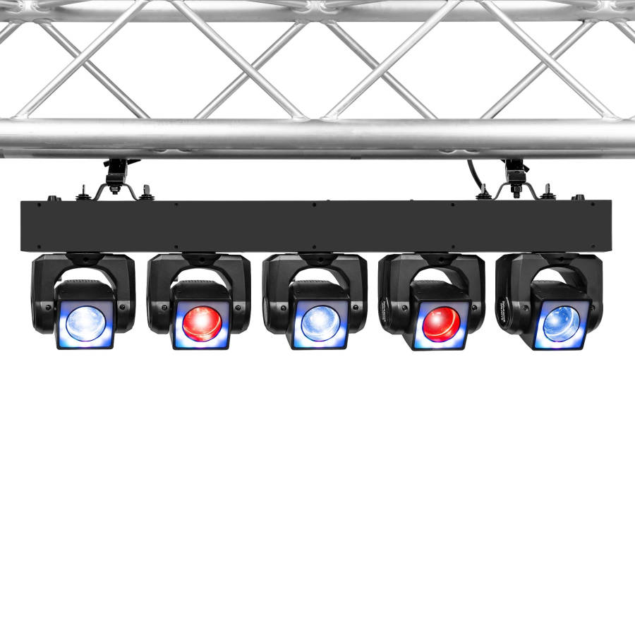 BEAMZ GALAXY5 MOVING HEAD BAR 5X 40W RGBW IP20