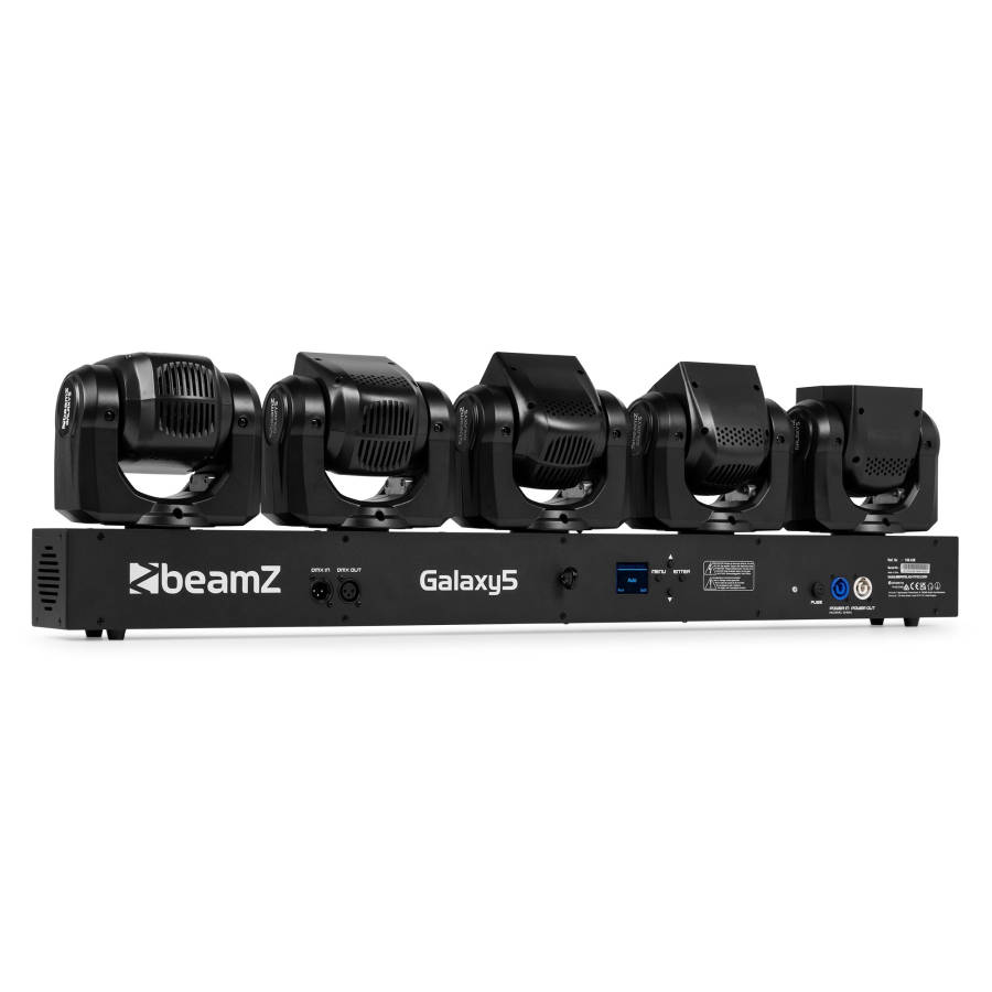 BEAMZ GALAXY5 MOVING HEAD BAR 5X 40W RGBW IP20