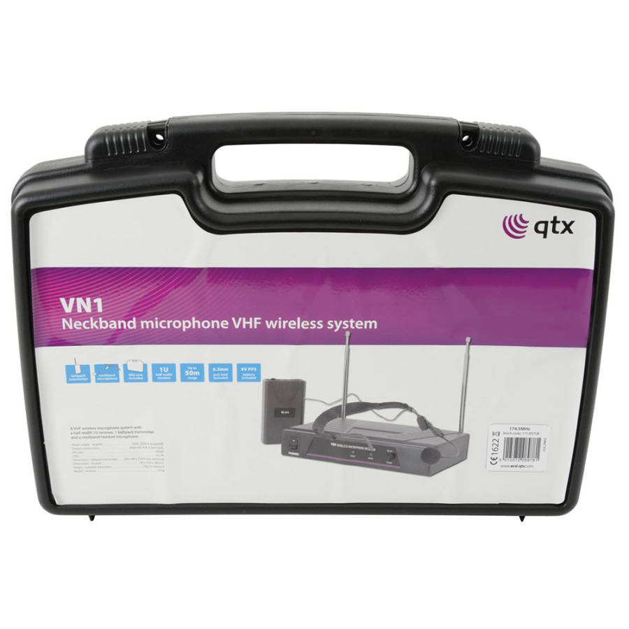 QTX VN1 NECKBAND MICROPHONE VHF 174.5MHz