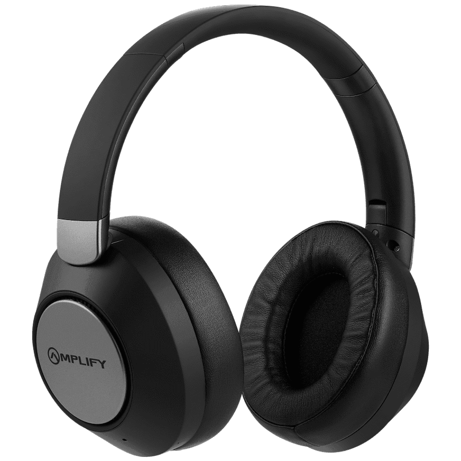 Amplify Onyx Bluetooth Wireless Headphones with ANC - Black