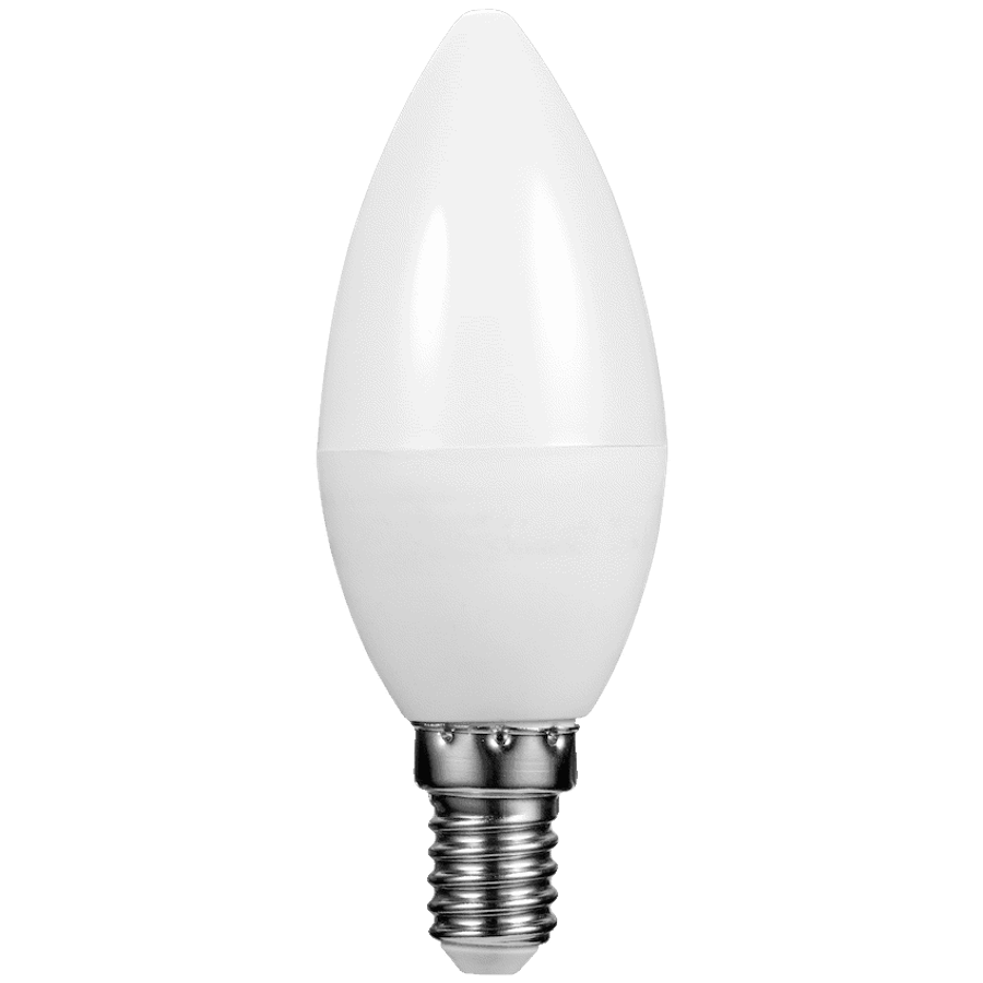 Switched 5w Candle LED Light Bulb E14 - Warm White