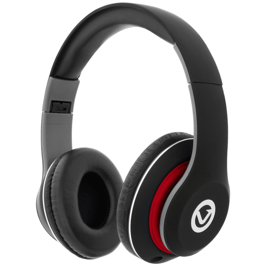 Volkano Falcon Headphones with Microphone - Black