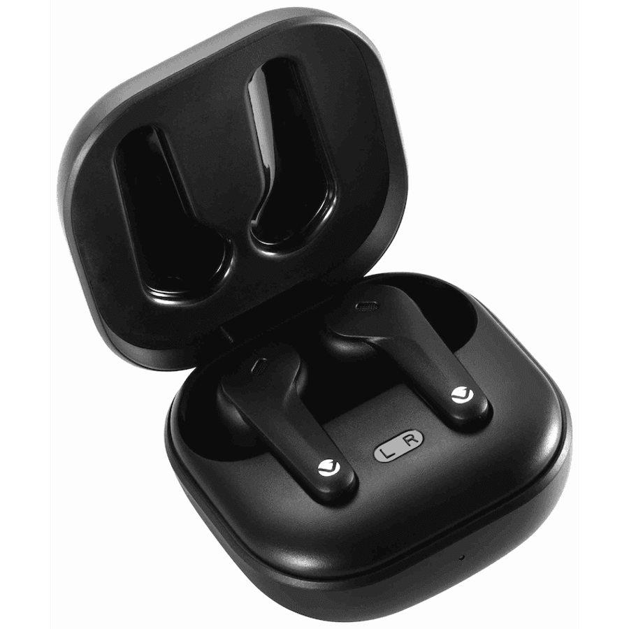 Volkano Silento ANC Series True Wireless + Charging Case - Black