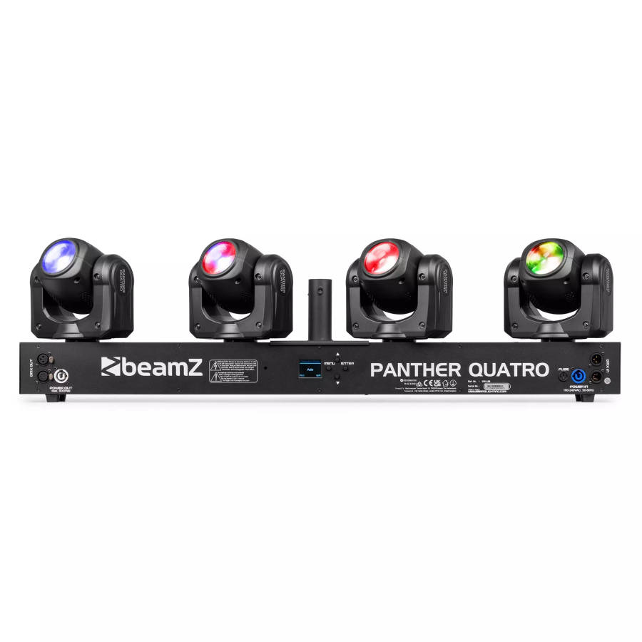 BEAMZ PANTHER QUATRO BEAM BAR 4X 40W RGBW IP20