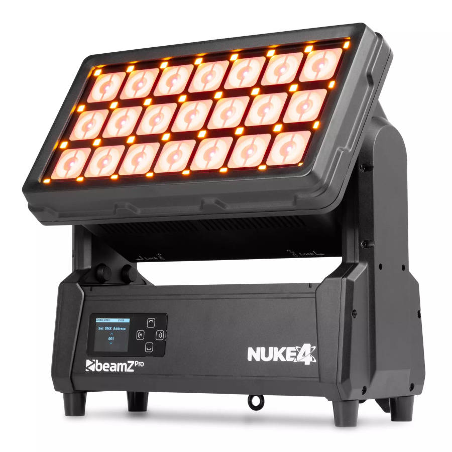 BEAMZPRO NUKE4 LED MOTORIZED BEAM 21X 40W RGBA IP65
