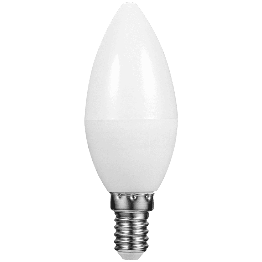 Switched 5w Candle LED Light Bulb E14 - Warm White