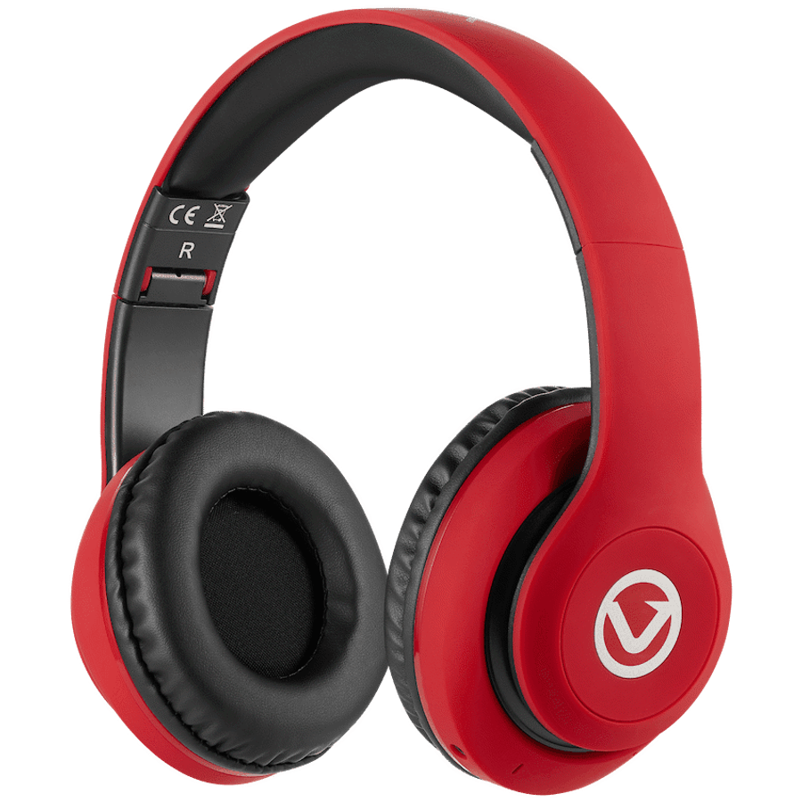 Volkano Impulse Series Bluetooth Headphones - Red