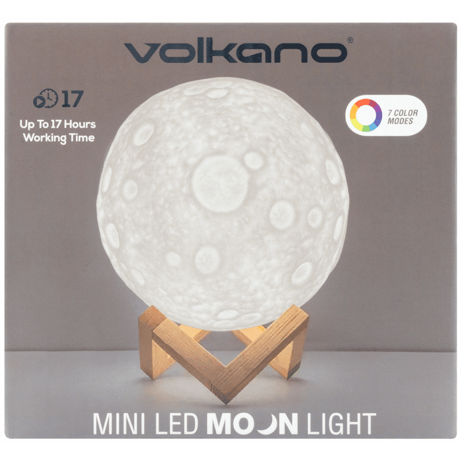 Volkano Galactic Mini Moon LED Mood Light - Battery Operated