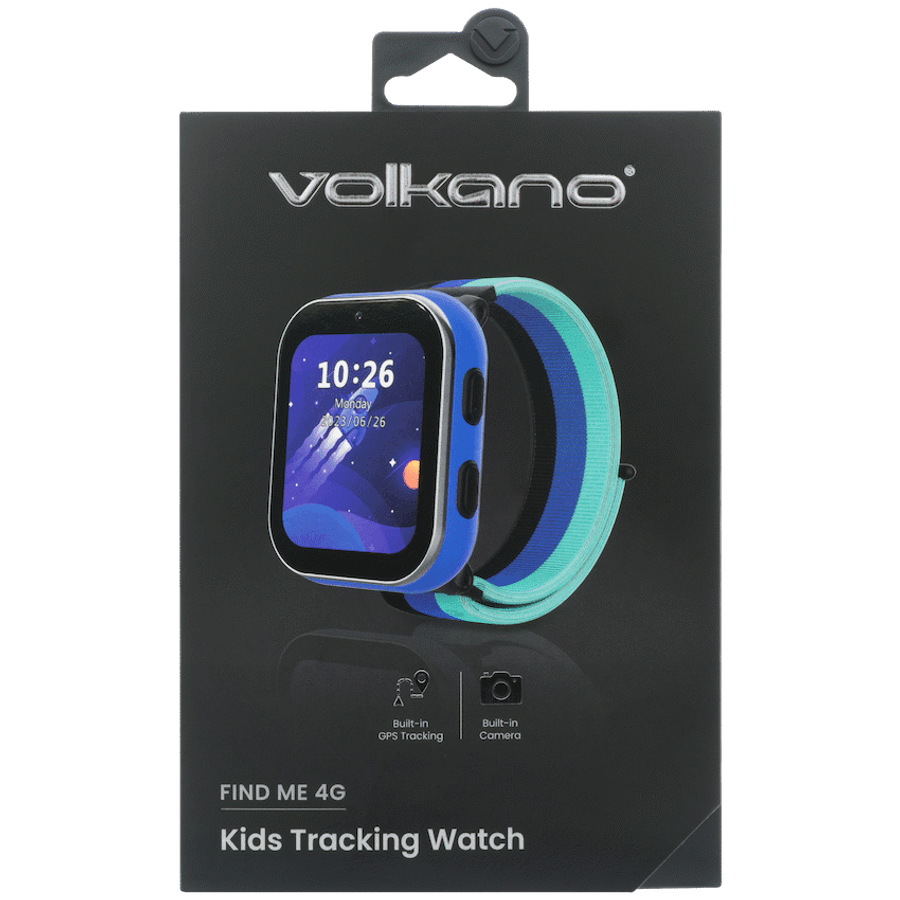 Volkano Find Me 4G Series GPS Tracking Watch with Camera - Unisex