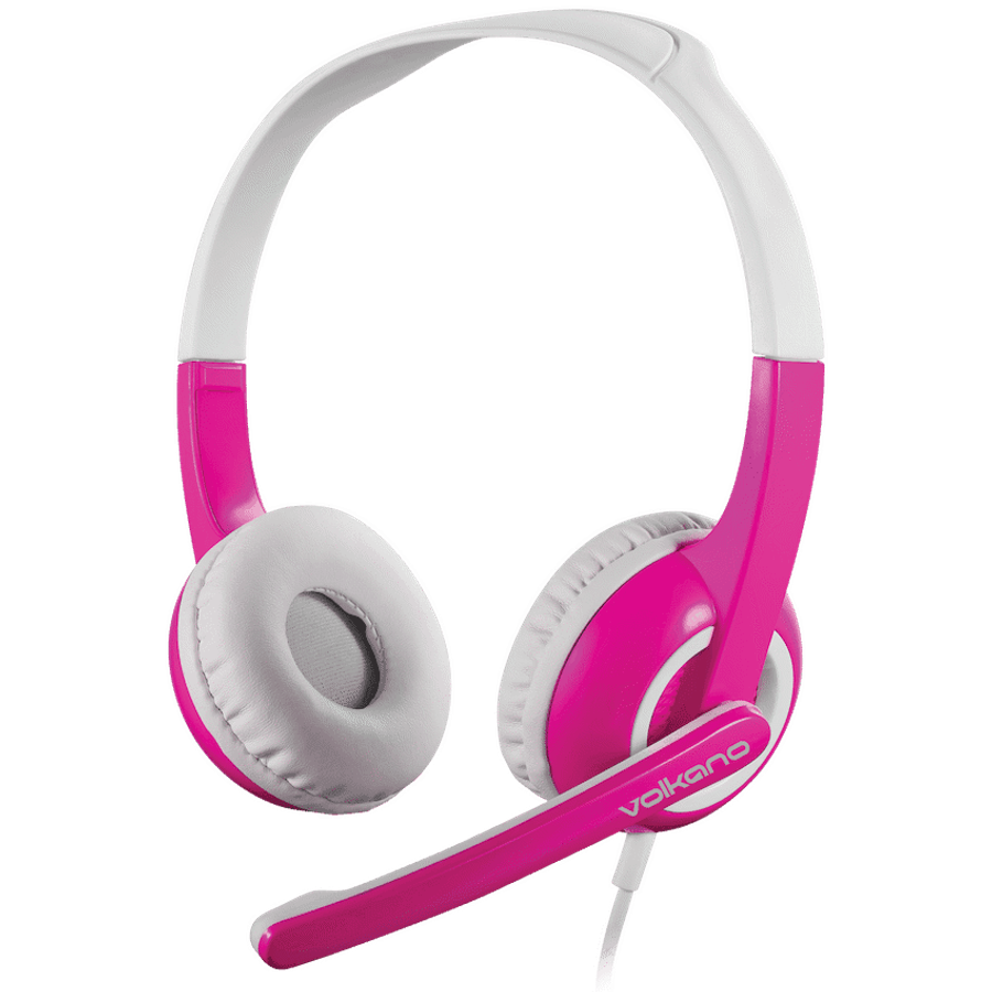 Volkano Kids Chat Junior Series Headset with Mic - Pink