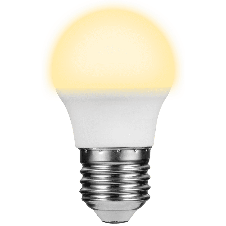 Switched 5w Golfball LED Light Bulb E27 - Warm White