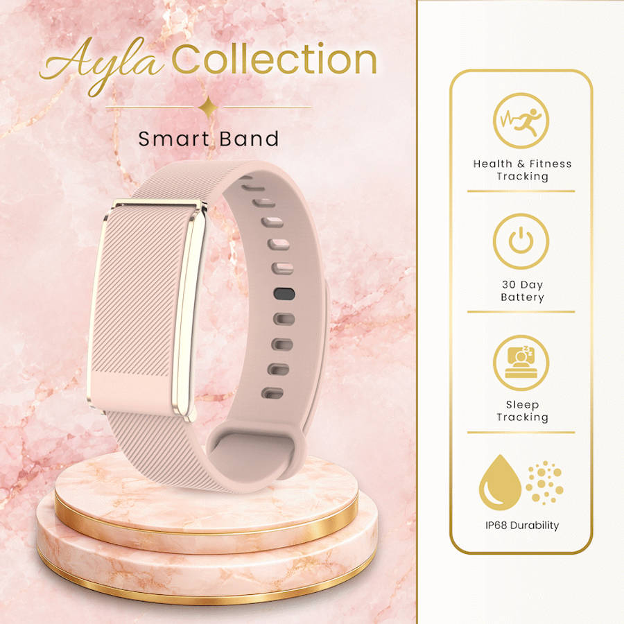 Volkano Ayla Collection Smart Band - Gold