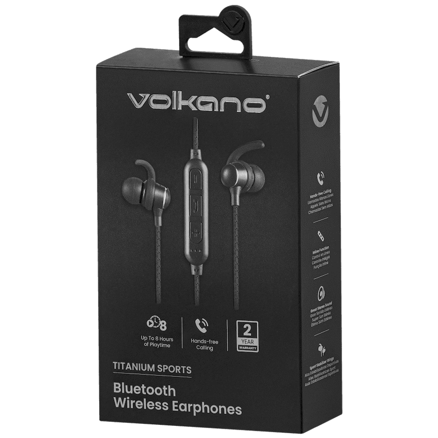 Volkano Titanium Sports Series Bluetooth Earphones