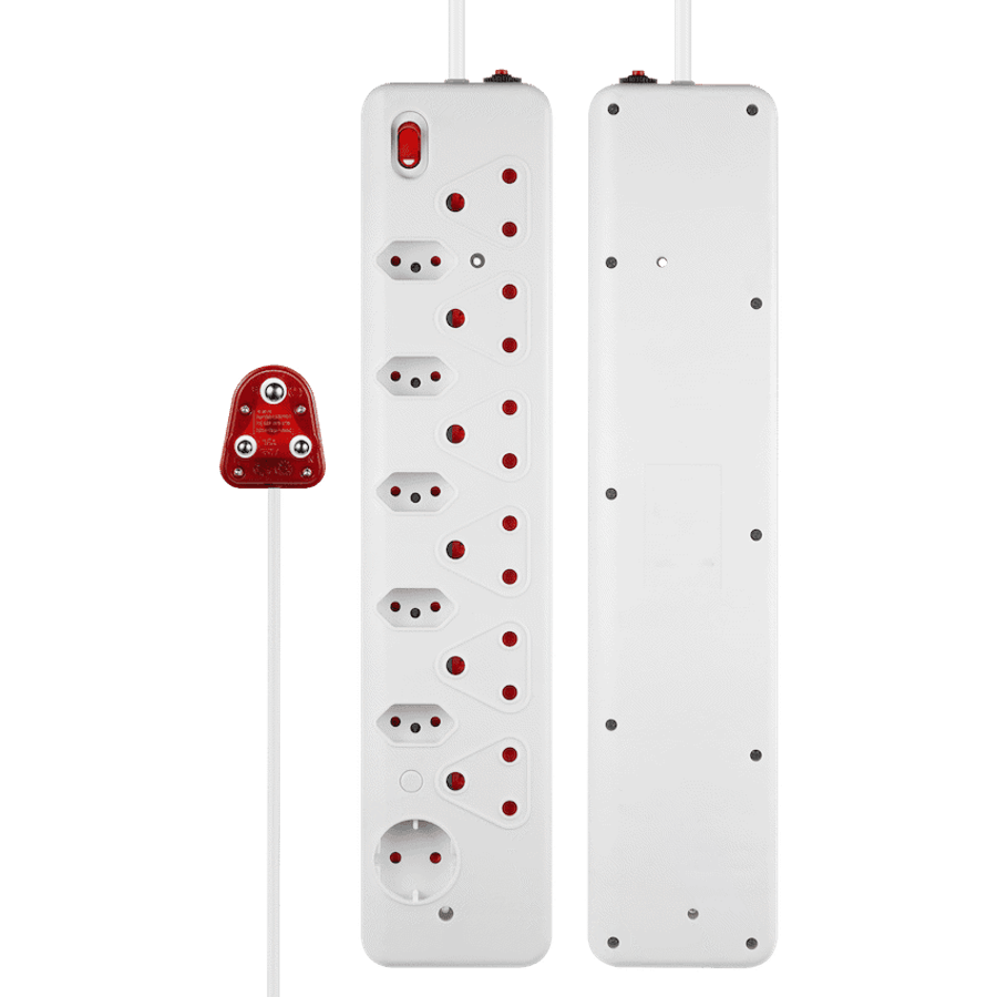 Nexon 12 Way High Surge Multiplug 0.5M